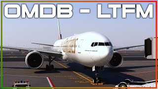 OMDB ✈ LTFM  PMDG B777300ER RealOps  MSFS Live [upl. by Schulein]