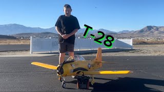 T28 Trojan Full flightTalk [upl. by Lil]