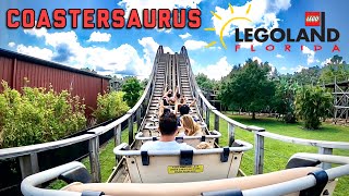 Coastersaurus LEGOLAND Florida Resort On Ride POV [upl. by Orpheus]