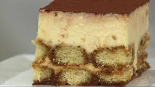 Delizioso Desserts 5 lb Tiramisu Cake on QVC [upl. by Ahtinak811]