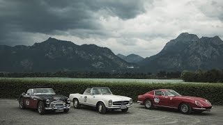 Arlberg Classic Car Rally 2015  Der dritte Tag Schlösser und Seen Runde [upl. by Akimik]