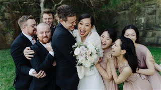 Taronga Zoo Sydney Wedding  Austin and Yukino  Film [upl. by Jenilee324]