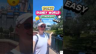 EASY 7Day Disney World Itinerary 😮🏰 Disney Vacation Planning Tips [upl. by Weld]