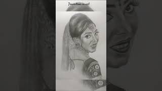 New drawing 2024 easy pencil artdrawing transition transformation shading [upl. by Ezzo]