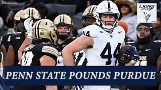 Postgame Podcast Penn State takes another step toward playoff with blowout win at Purdue [upl. by Cupo642]