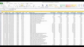 Excel Dersleri  Satır Sütun Dondurma İşlemleri [upl. by Alf]