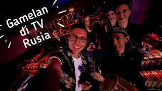 Tayangan Gamelan Dadali Moscow di TV Rusia Moskva 24 program quotBez vizquot [upl. by Enert]