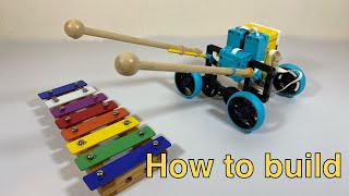 LEGO how to build a Metallophone robot spikeprime lego education legotechnic amaryllis [upl. by Aramoj]