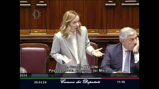 GIORGIA MELONI quotGLI OBIETTIVI DEL PNRR LA STRATEGIA DELLITALIAquot [upl. by Grazia]