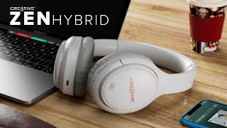 FindYourZen con le cuffie Bluetooth ANC Creative Zen Hybrid [upl. by Lind]