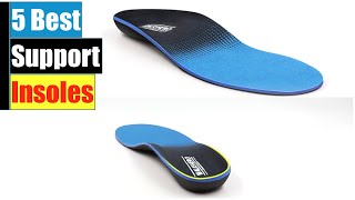 5 Best Orthotic Arch Support Shoe Inserts Insoles for Flat FeetFeet PainPlantar Fasciitis [upl. by Otsenre]