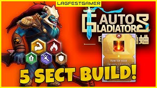 5 Sect Build  Huskar Dota 2 Auto Gladiators [upl. by Nason]