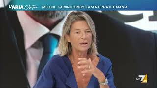 Claudia Fusani contro Matteo Salvini quotGravissimo che un leader politico prenda un magistrato e [upl. by Chavez143]