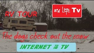 RV Life 🏕 Rv Tour  Snow  Unlimited Mobile Internet  Free TV Streaming 9000 Movies [upl. by Reider]