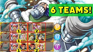 OPTC Kizuna VS Wapol  6 Teams One Piece Treasure Cruise [upl. by Zingale241]