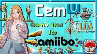 Cemu The Legend Of Zelda Breath of the Wild  Como usar los Amiibos  descargas [upl. by Brunella]