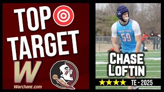 4 2025 TE Chase Loftin Talks FSU Recruitment in Exclusive Interview  Warchant TV FSU [upl. by Aicen546]