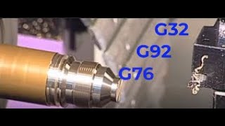 Expand Machinery Tip of the Month Featuring G76 G92 and G32 Single Point Threading [upl. by Nerwal]