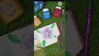 Water colour flower watercolor art shortsfeed shortvideo shorts [upl. by Smaj436]