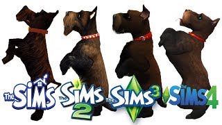 ♦ Sims vs Sims 2 vs Sims 3 vs Sims 4  Dogs Part 2 [upl. by Capps]