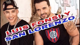 Luis Fonsi les agradeció a los hinchas de San Lorenzo por quotDespacitoquot [upl. by Adiela]