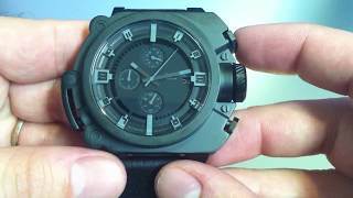 Diesel SBA Blackout Chronograph Watch DZ4243 [upl. by Yenobe]