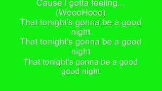 Black Eyed Peas  I Gotta Feeling Lyric [upl. by Eldridge]