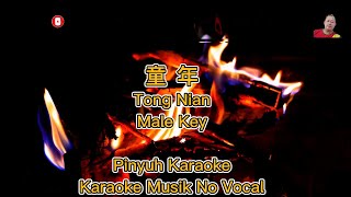 Tong Nian  童年  Karaoke  Musik No Vocal [upl. by Akerdnuhs265]