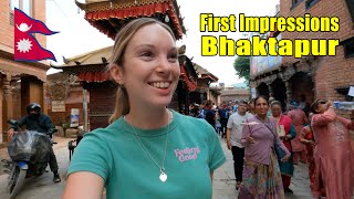 Nepals Most Beautiful City  Bhaktapur Kathmandu Valley  Tibetan Food Durbar Sq and more [upl. by Raybin]