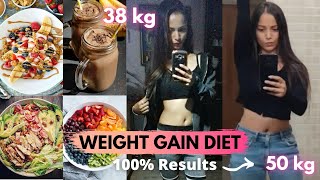 WEIGHT GAIN DIET ROUTINE 2021  How to gain weight fast  Full body diet plan MEN amp WOMEN [upl. by Rohclem]