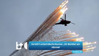 Zerstörung unterirdischer Bunker  USBomber am Himmel Seoul zeigt sein Arsenal [upl. by Joanna]