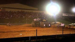 West Virginia Mountaineer Monster Truck Freestyle [upl. by Buddy]