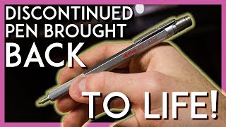 Recreating the LEGENDARY Rotring 600  EDC Pen Hack [upl. by Hulbard551]