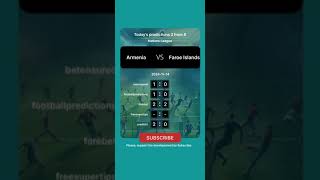 Armenia vs Faroe Islands Today Prediction football predictions bettingtips [upl. by Burrton531]