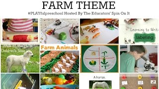 Farm Theme Preschool Activities [upl. by Yeung]