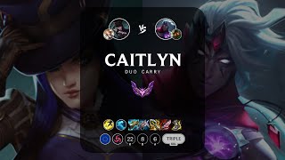 Caitlyn ADC vs Varus  EUW Master Patch 148 [upl. by Ramgad809]