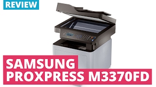 Samsung ProXpress M3370FD A4 Mono Multifunction Laser Printer [upl. by Ganiats15]