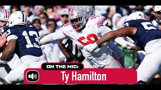 Ohio States Ty Hamilton explains Buckeyes goal line stand playing without Tyleik Williams [upl. by Yblek78]