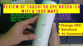 PANOORIN NIYO BAGO BUMILI NG TUOSHI 5G CPE NR500EA  REVIEW TAGALOG VLOG [upl. by Reace]