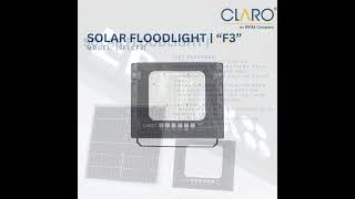 F3 Solar Floodlight solarlight ledlighting solarfloodlight [upl. by Eusebio]