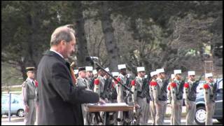 Hommage militaire au caporal Franjkovic [upl. by Analed]