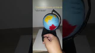 7 Continents amp Oceans on Globe by hunarcreationByNeeshuDM 9891238915 schoolproject forstudents globe [upl. by Aborn142]