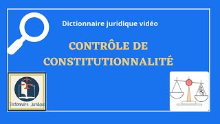 CONTRÔLE DE CONSTITUTIONNALITÉ en France 🔤 [upl. by Claudie]