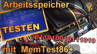 Arbeitsspeicher RAM auf Fehler überprüfen mit MemTest86 [upl. by Angie]