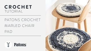 Patons Crochet Marled Chair Pad [upl. by Ilana17]