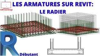 LA STRUCTURE SUR REVIT 2019 LE RADIER [upl. by Trip772]