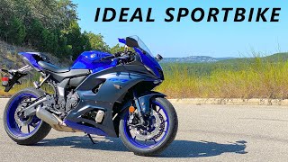 2022 Yamaha R7 First Ride and Review Way Better Than You Think [upl. by Reinaldos]