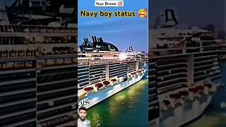 Navy boy status 🥰trending motivation navy love navylove cruiseship status india [upl. by Brabazon524]