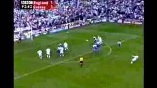 David Beckham Free Kick v Greece 2001 [upl. by Atnuahc]