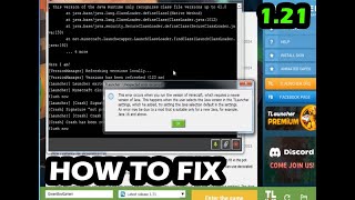 How To Fix Minecraft 121 Tlauncher Not Opening  Not Proper Version Of Java Found [upl. by Bridgette]